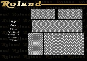 Roland 5er Teppich Set Waschbar 3003 Grey