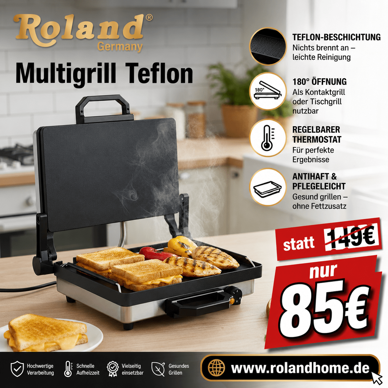 Roland Multigrill Teflon