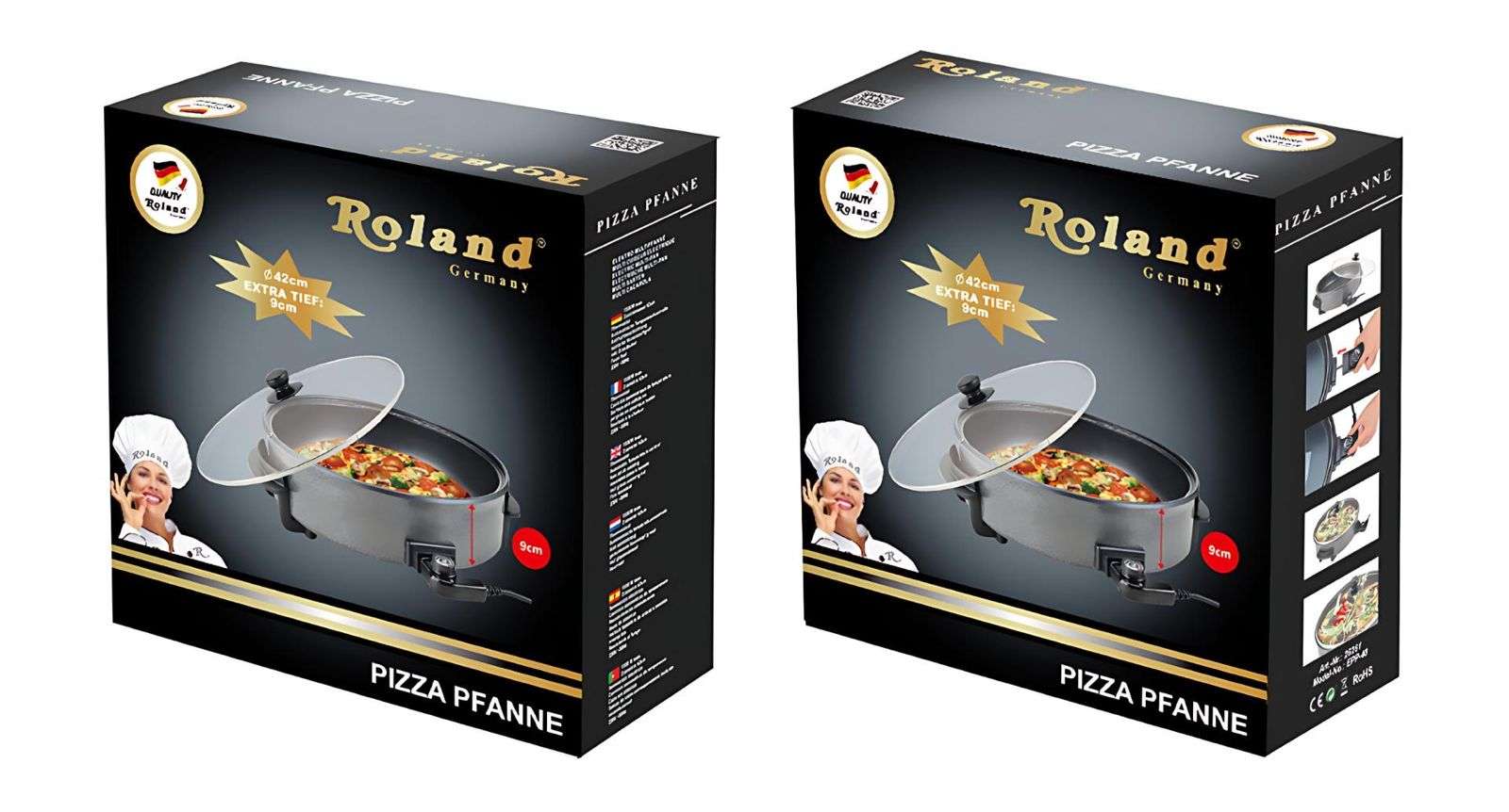 Roland Germany Pizza Pfanne (36/7 cm)